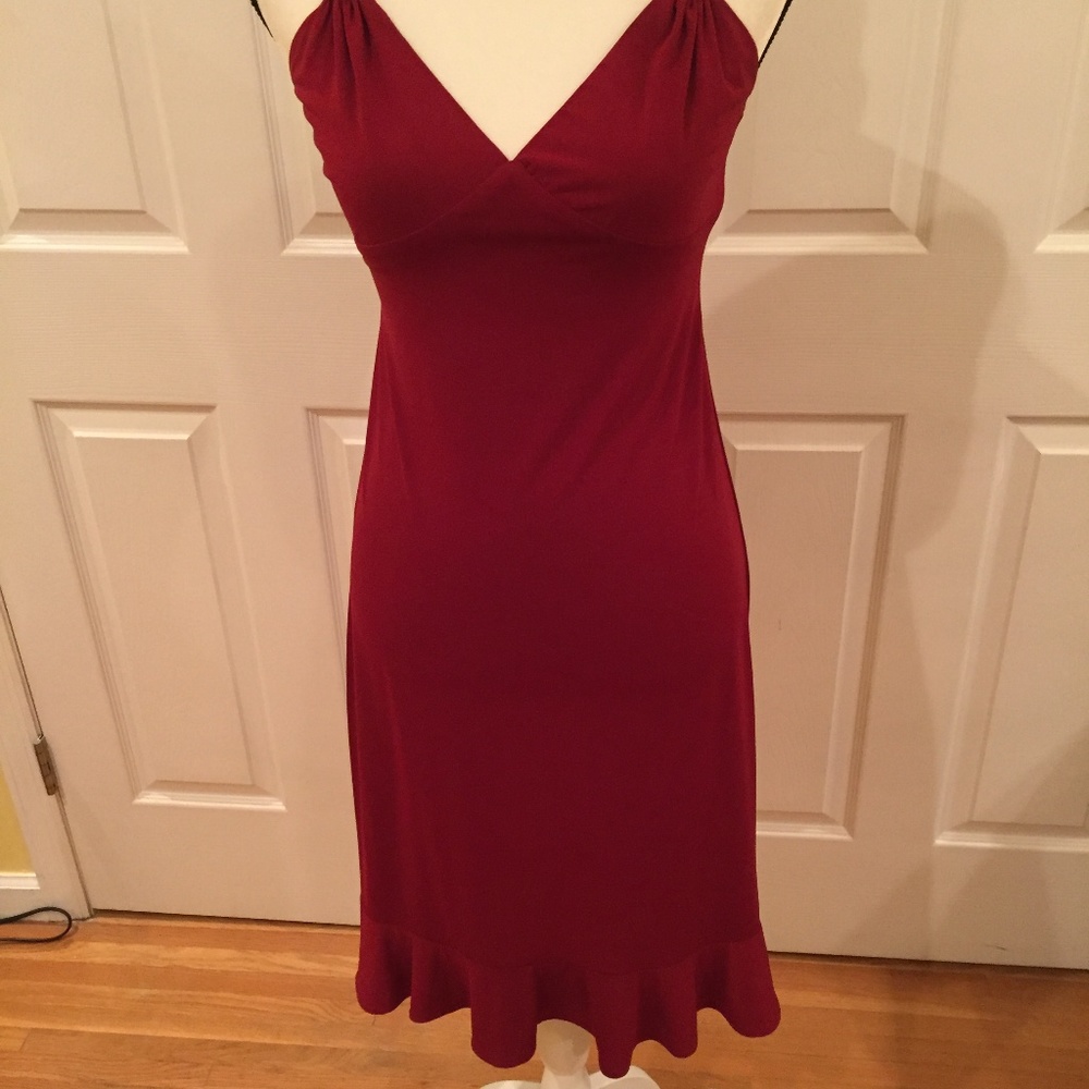 Dark Red/Burgundy BCBG Dress